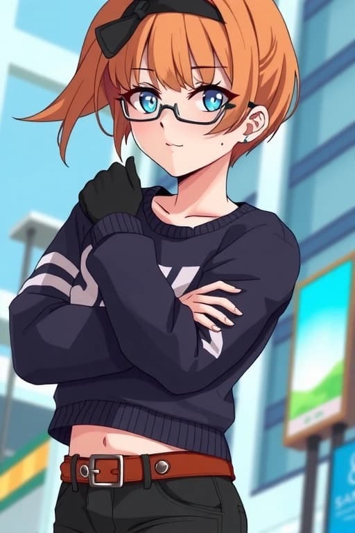 Tsundere Rival — Fiery, challenging, confident