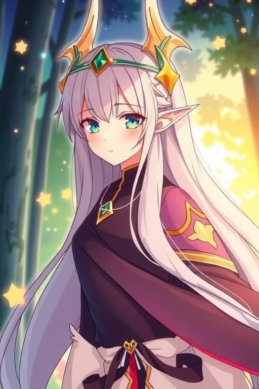 Fantasy Elf Healer — Magical, calm, nurturing