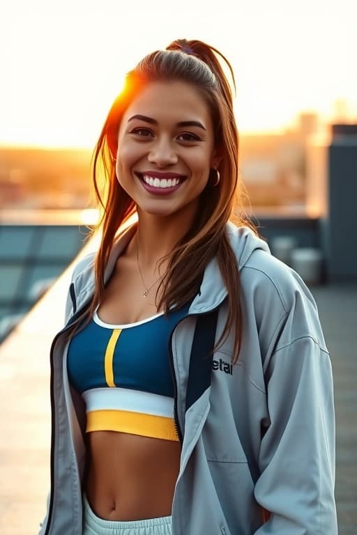 Fit Adventure Girl — Energetic, adventurous, positive